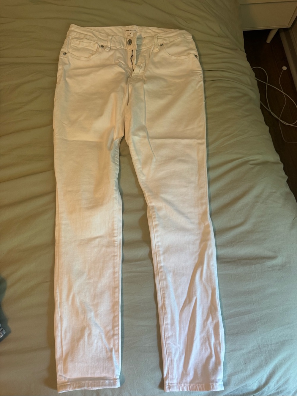 Good American White Skinny Jeans